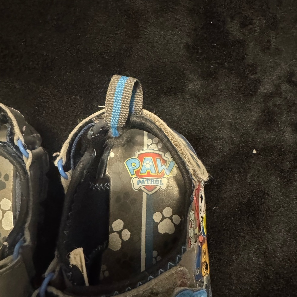 Paw Patrol Kids Sandals - Blue and Black. Comfy! Great for play or casual. 11T - Picture 4 of 8
